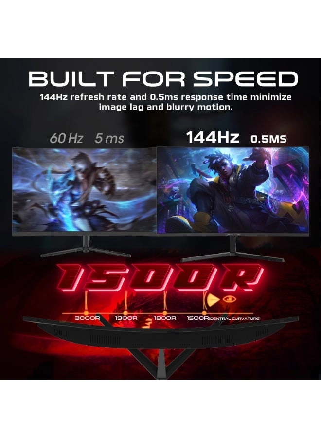 Curved Gaming Monitor GC27Q144VA - 27 Inch 2560x1440