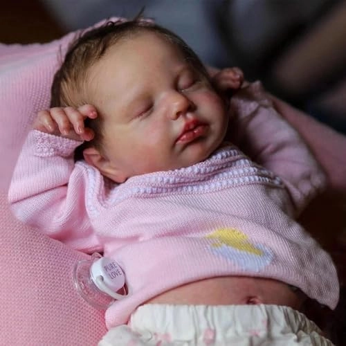 Reborn Baby Doll - 20 inches Silicone Vinyl Black Ages 3+