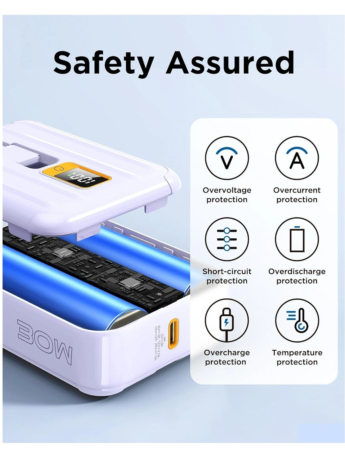 TS-D364-BLUE - 10000 mAh 30 Watt