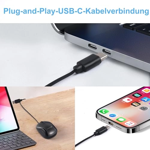 Mini USB C Wired Mouse - USB