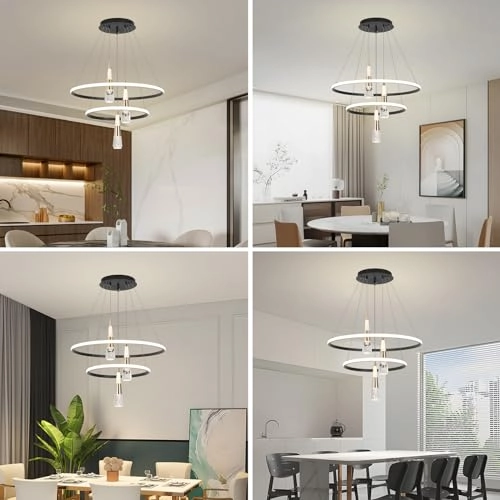 Modern LED Bedroom Chandelier - up to 100 cm