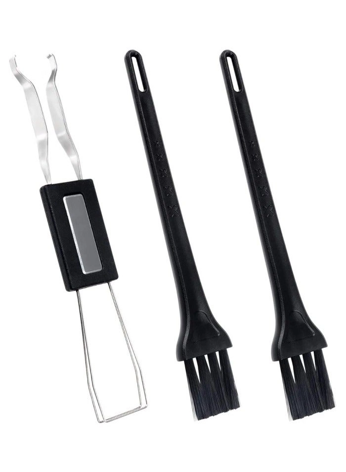 Beauenty Keycap Puller - Stainless Steel + Keyboard Cleaning Brush - Anti-Static 2 Pcs