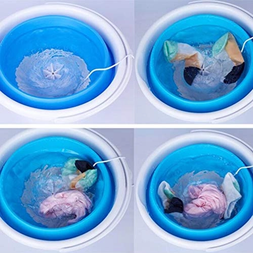 Portable Folding Bucket Washing Machine - Ultrasonic Turbine USB