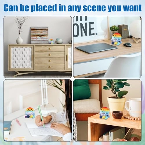 Octopus Crochet 6.7 cm - Handmade Multicolored