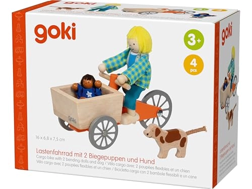 Cargo Bike + Bending Doll + Dog