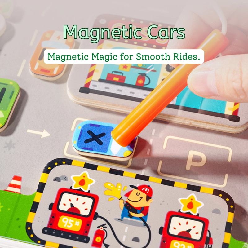 Magnetic Maze - Parking Lot - Suitable for 3 years and above