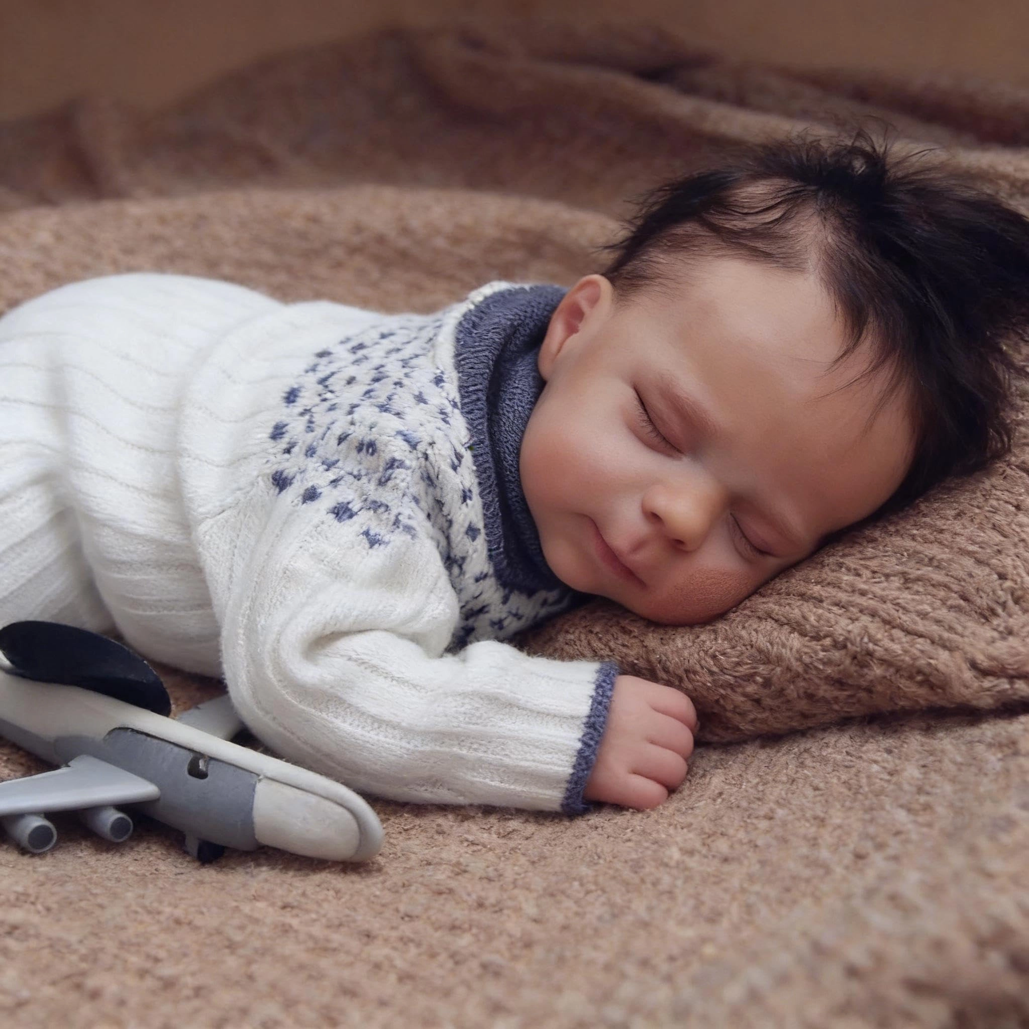 Reborn Baby Doll - 18 Inch Silicone Girl Sleeping Ages 3+