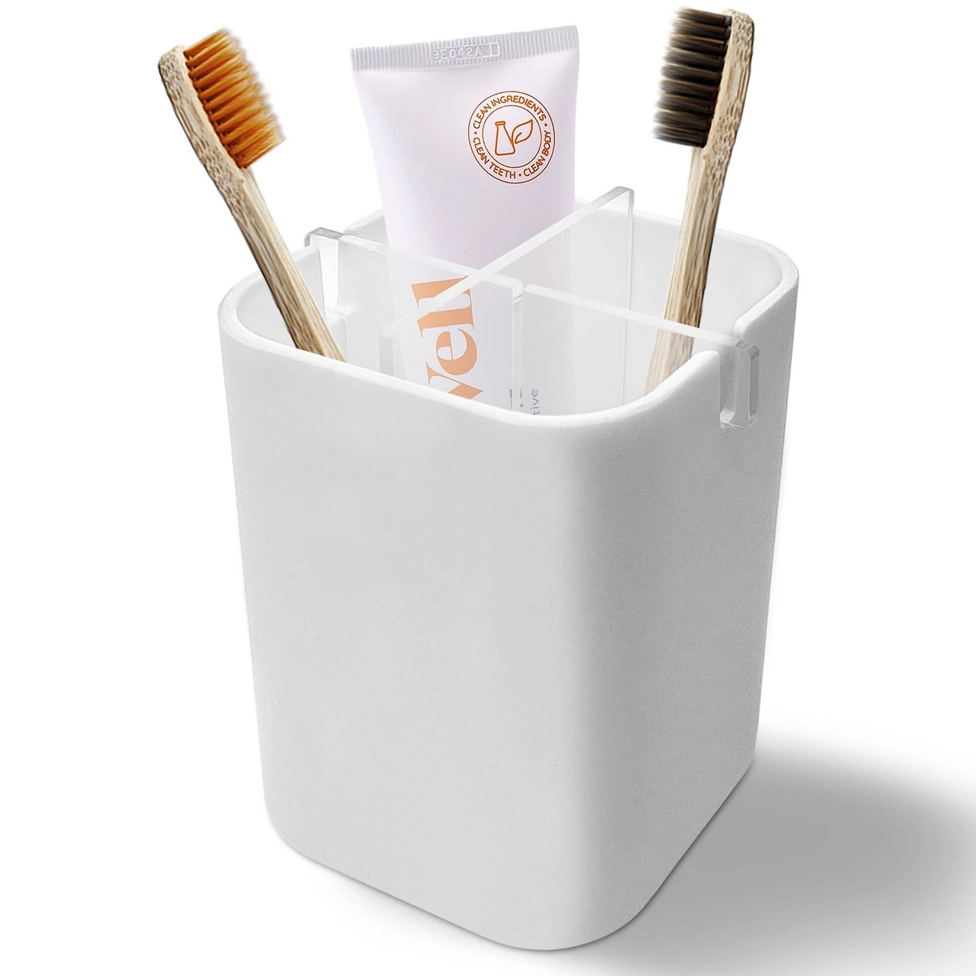 Cerpourt Toothbrush Holder - Bathroom 4 Slots