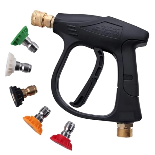 GOLD DEER Short Pressure Washer Gun - 4350PSI Swivel M2214