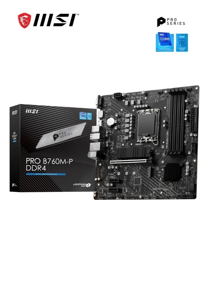 PRO B760M-P - DDR4 LGA 1700 PCIe 4.0