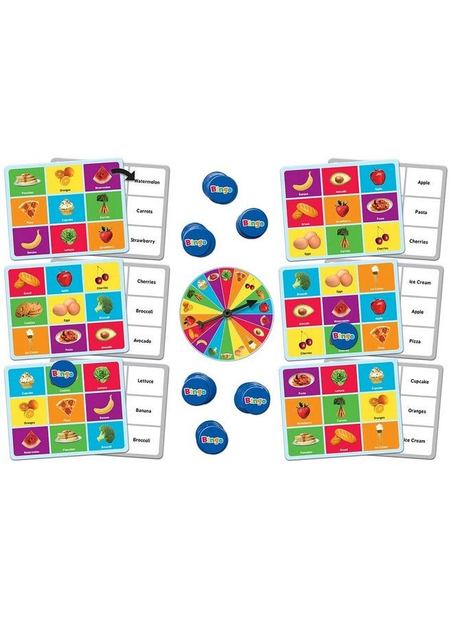 Food Bingo Game - English