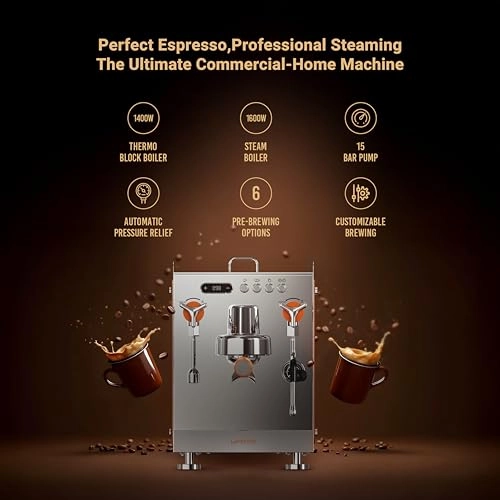 LPCFFM0029 - Dual Boiler Milk Steamer 6 Pre-Brewing