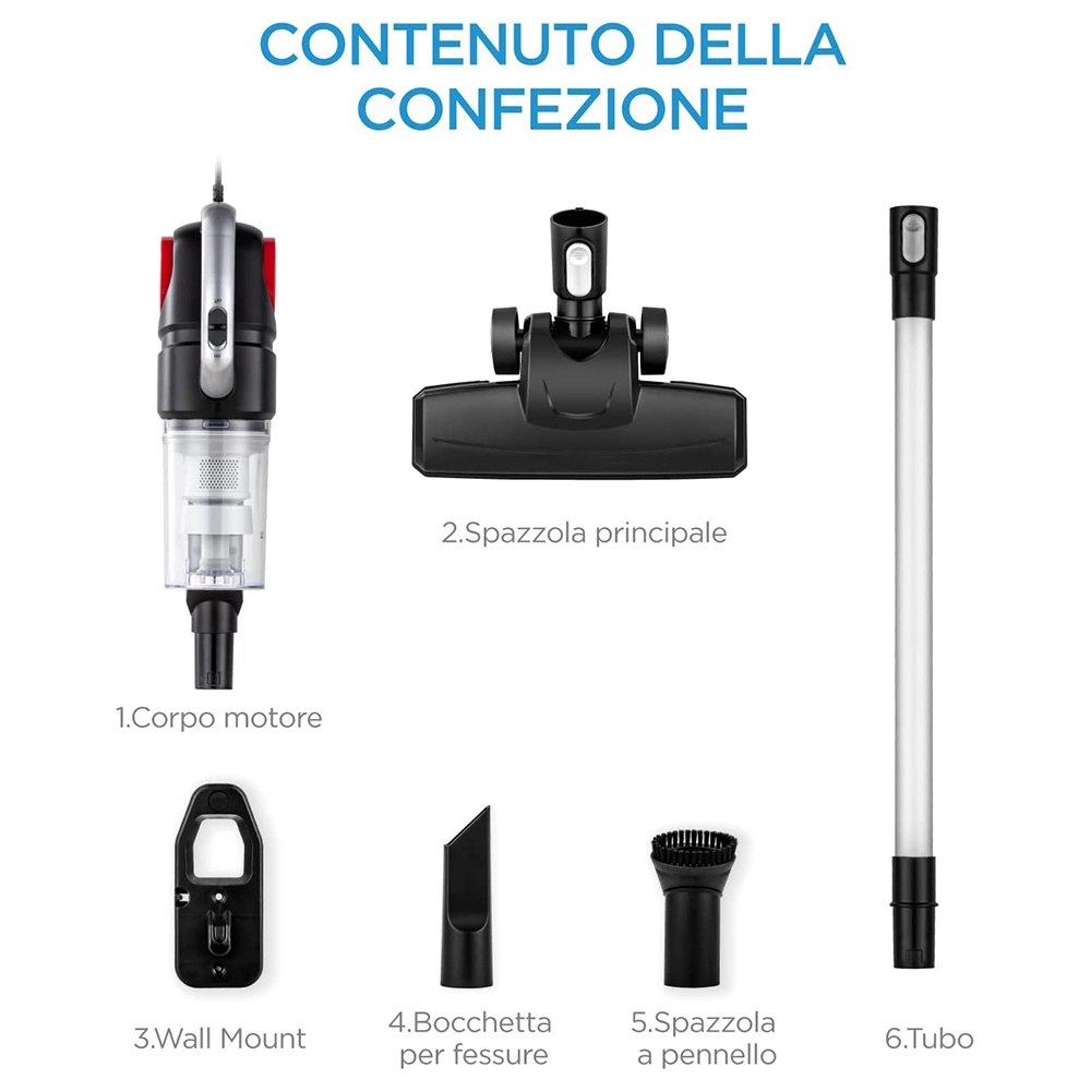 2-In-1 Corded Upright Vacuum Cleaner (EE-20S)