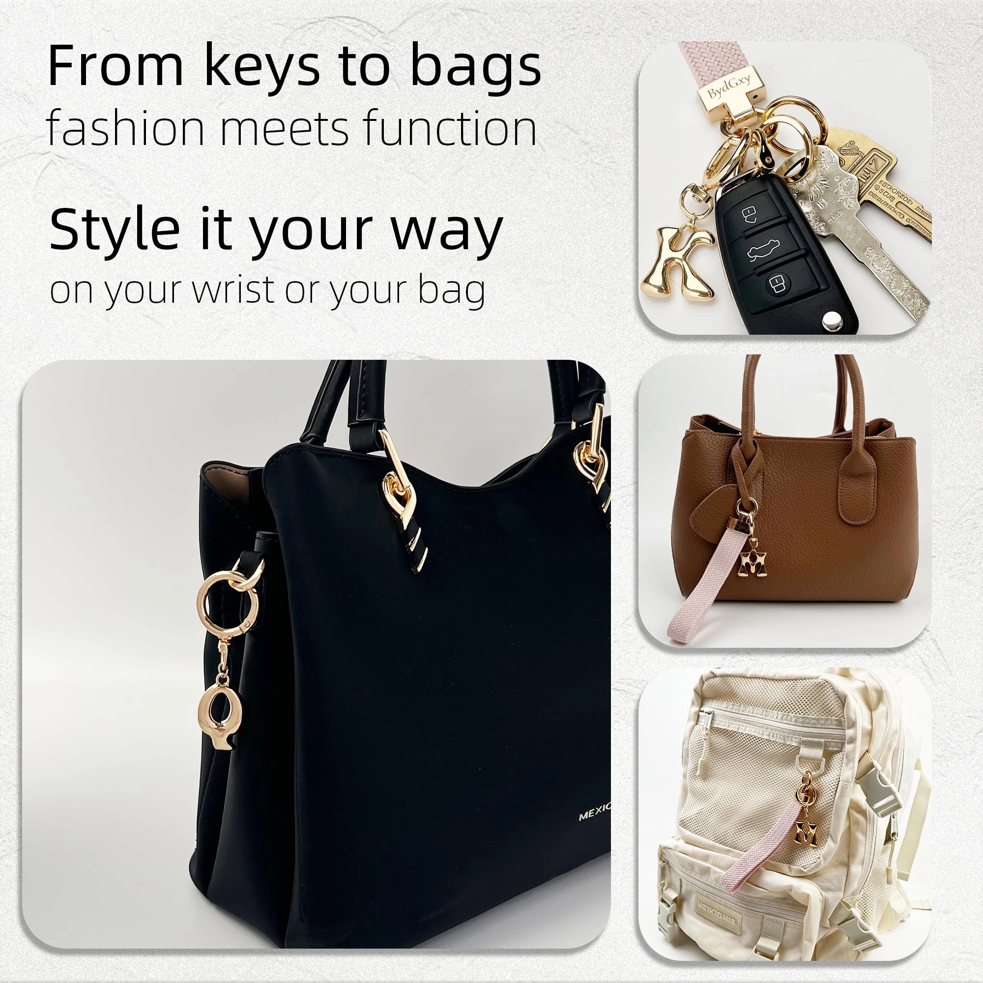 Initial Keychain - Letter