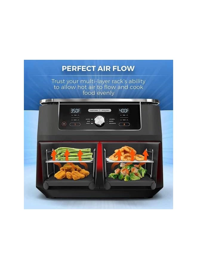 Air Fryer Rack - outside nylon fabric and built in aluminum foil