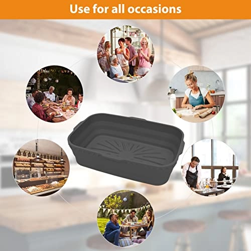 Silicone Air Fryer Tray - 2 piece(s)