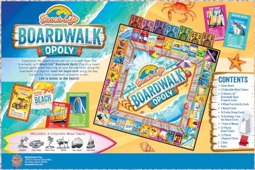 Beach Life Boardwalk Opoly