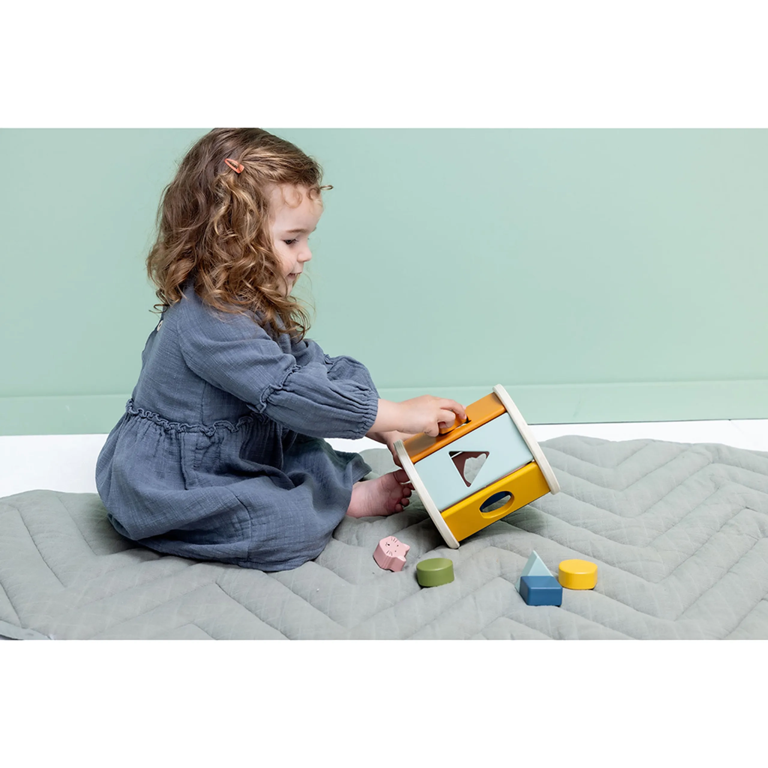 Wooden Rolling Shape Sorter - Suitable for 18 months & above
