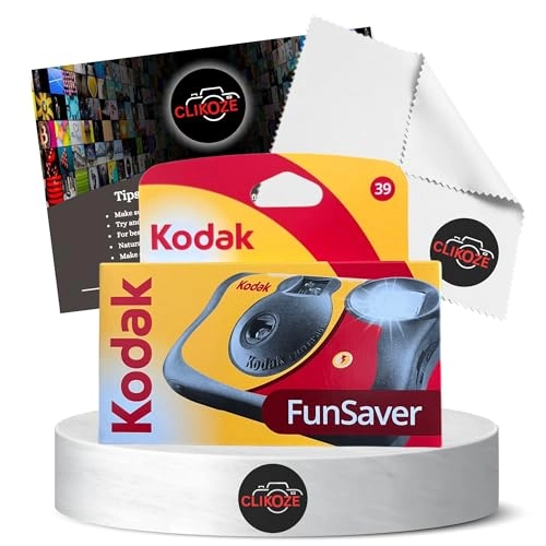 Funsaver 39 - 35mm 39 exposures + Photography Tips Card + Lens Cleaning Cloth