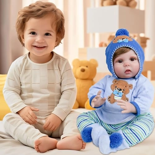 Reborn Baby Doll - 22 inch Vinyl Girl Ages 3+