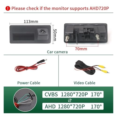 HD Car Rear View Camera - Wire AHD1080P