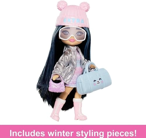 Barbie Extra Minis - 5.5-inch Winter Fashion Ages 3+