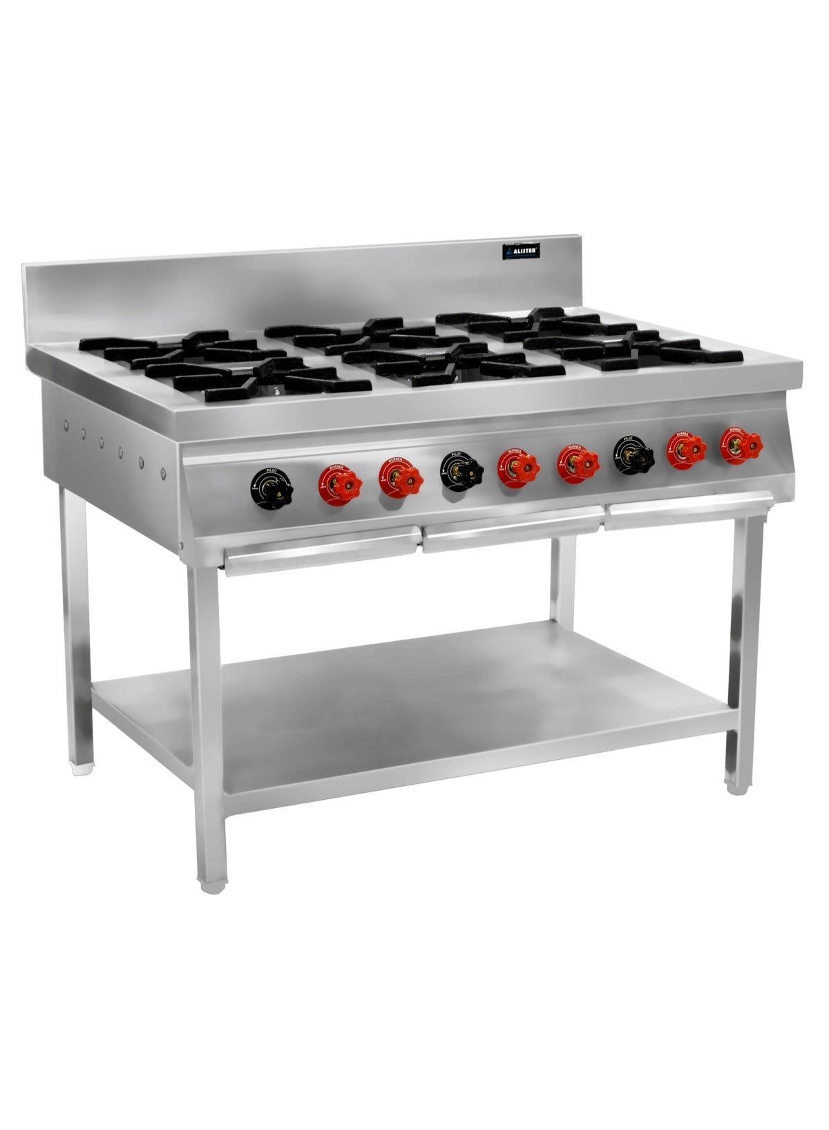 Six Burner Dualfuel Cooker