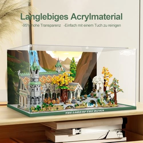 Acrylic Display Case for LEGO 10316 The Lord of the Rings Rivendell - Acrylic
