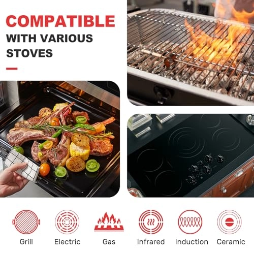 Carbon Steel Griddle - Double Burner 17.8"8.7"