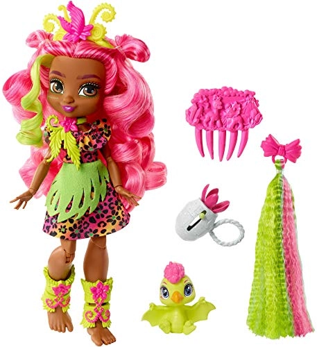 Fernessa Doll - 8-10-inch Pink Hair Prehistoric Ages 4+