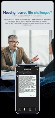 AI Smart Glasses - Real Time Translation Voice Assistant