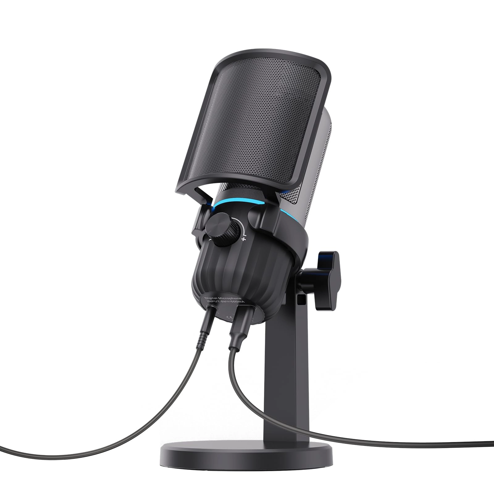 CMOCIIY JV908 USB+3.5mm-Mini-Jack Microphone