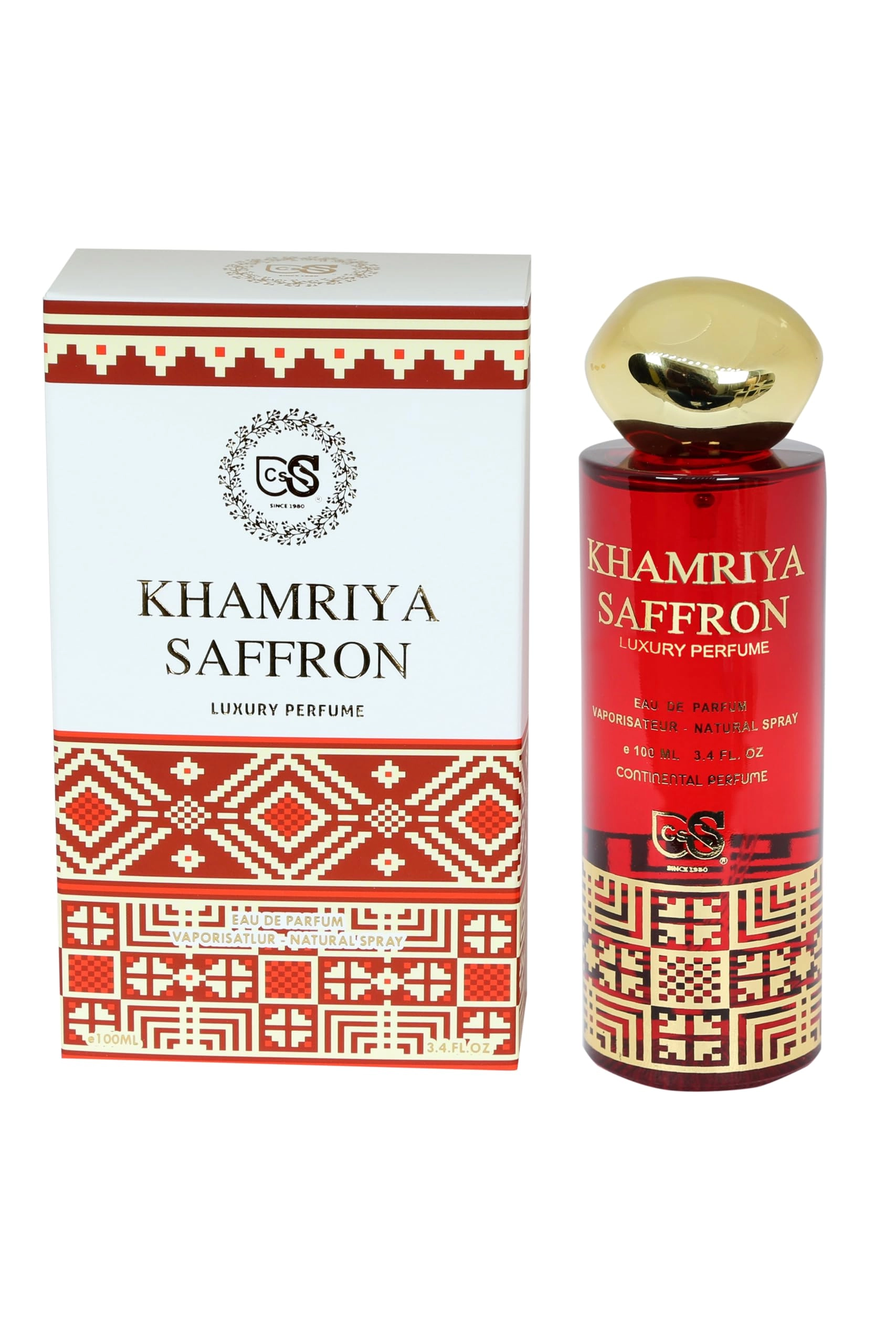 continental supply manufacture pefumes&essential oils&flavours Khamriya Saffron Eau de Parfum 100ml