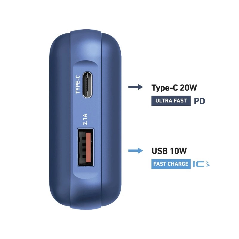 Power Delivery Powerbank - 10000mAh