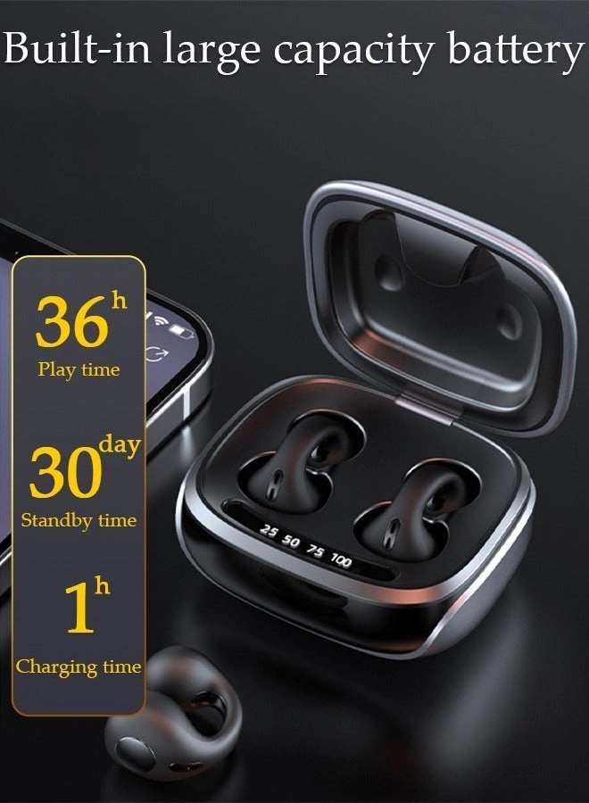 Clip On Bluetooth Earphones Wireless Earbud