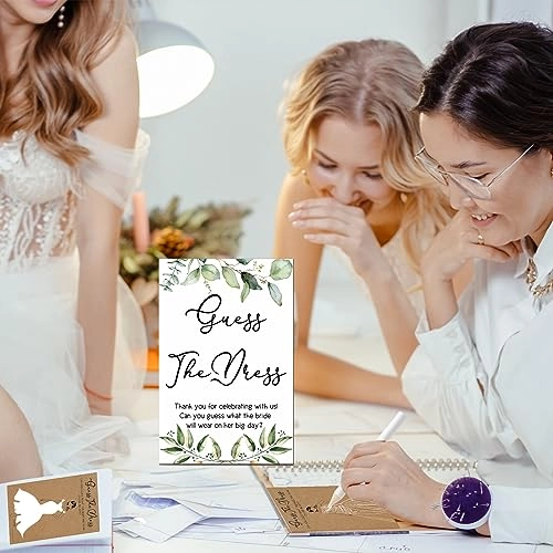 Guess The Dress Bridal Shower Game - 50 pieces