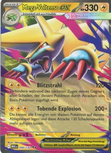 (Near Mint) Mega Voltenso EX MEG 050 - German
