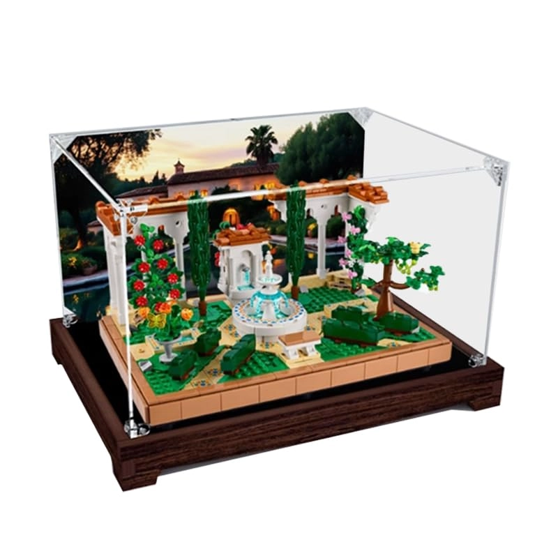 HCAEIOFJ Clear Acrylic Display Case - Lego Icons