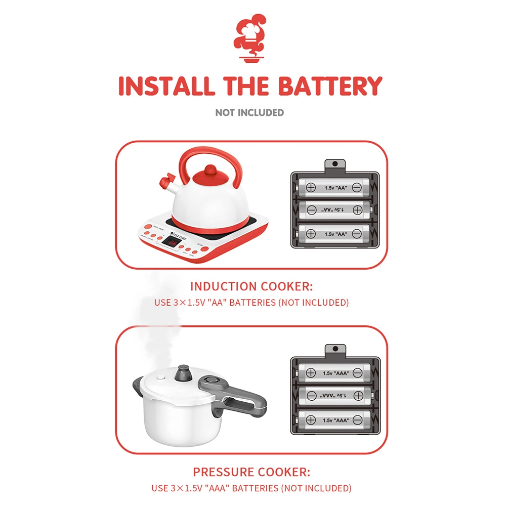 Kid's Little Chef Kitchen Playset (5551007-BC9011)