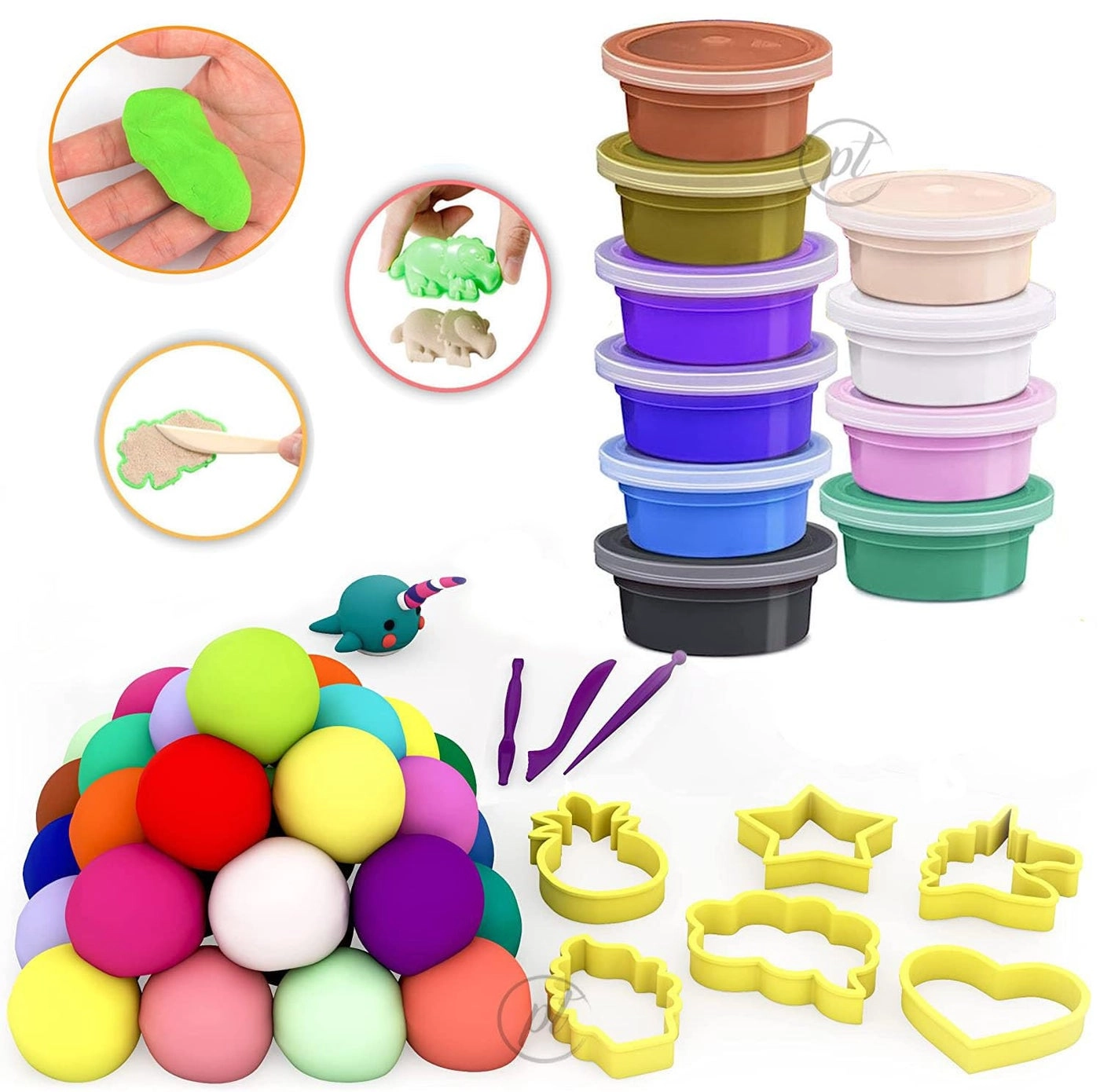 Promote Modeling Air Dry Clay - 12 piece(s)