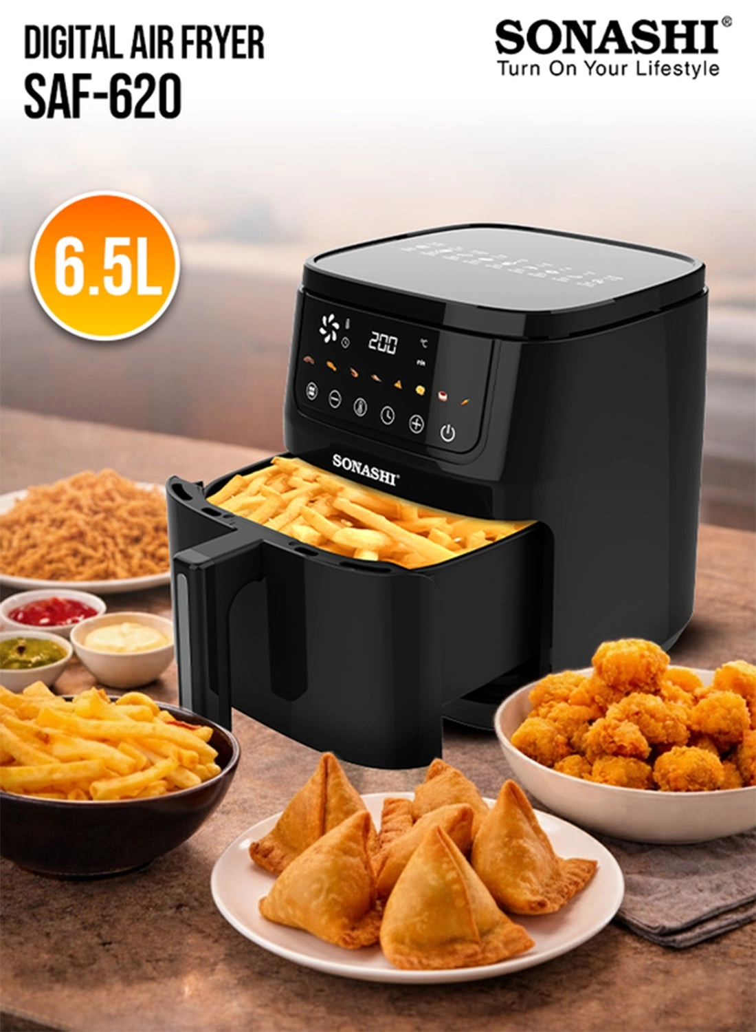 SONASHI AIR FRYER SAF-620