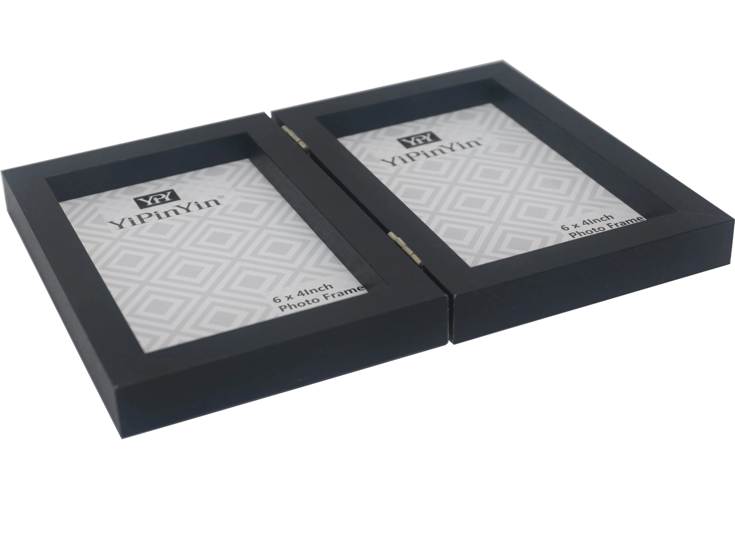 Hinged Double Photo Frame - 4x6'' 2