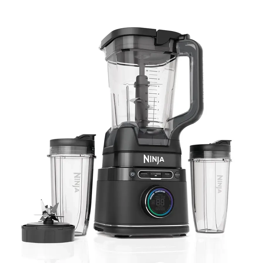Detect Power Blender Pro - BlendSense Technology 2-in-1 Jug & Single-Serve 15+ Functions