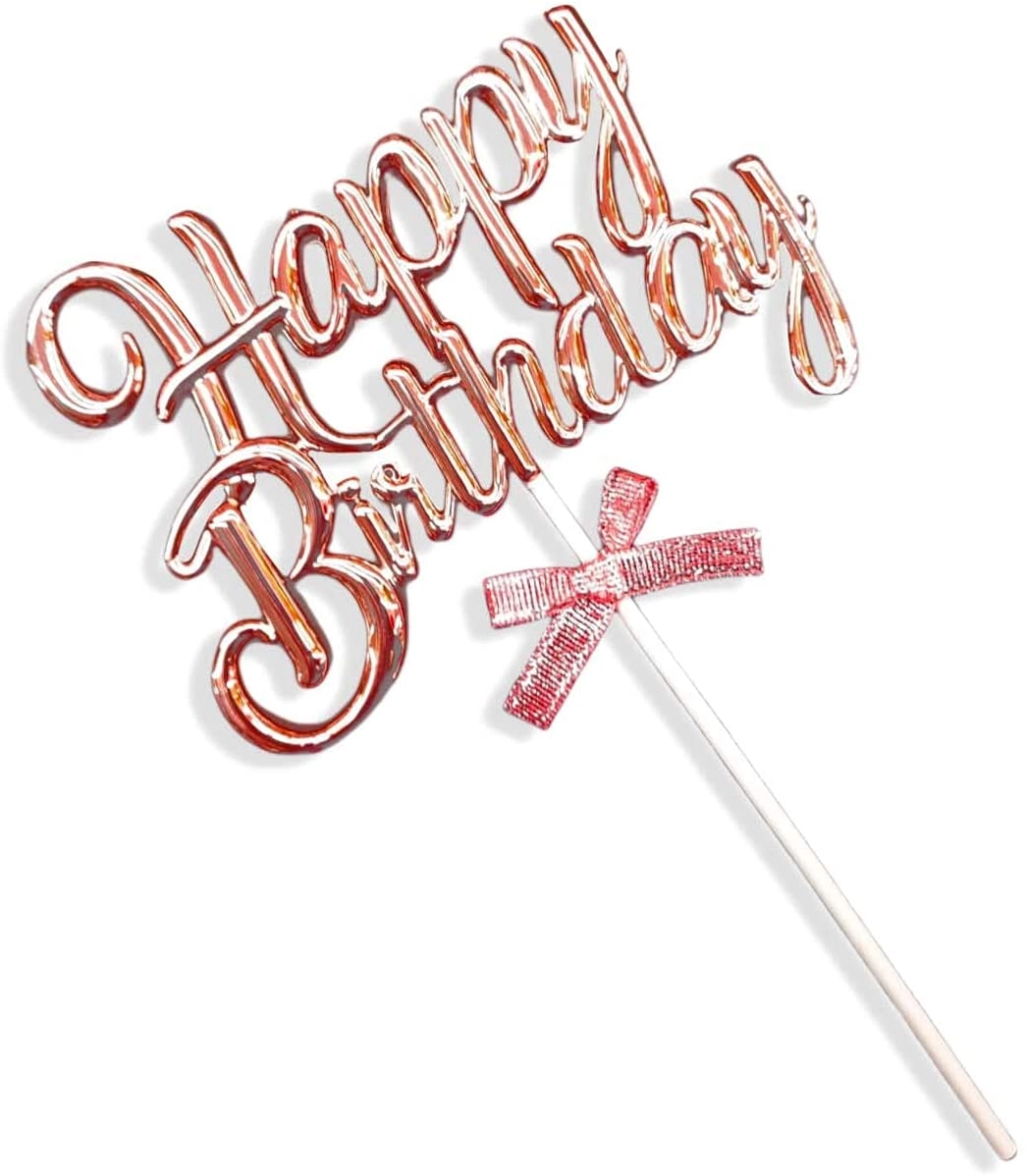 Party Time Trading LLC Happy Birthday Cake Topper - Birthday