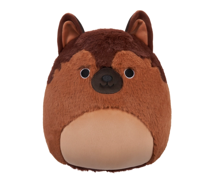 Mario German Shepard Fuzzamallows - 30 cm Plush Brown