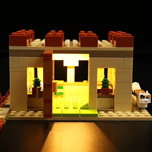 LED Light Kit - Copper Minecraft 5V for LEGO Illager Raid 21160