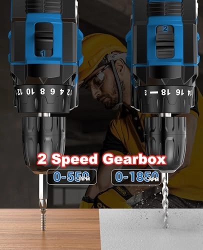 Cordless Drill Driver - 2000 Milliamp Hours