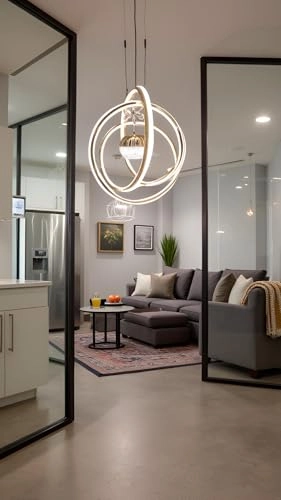 Modern LED Chandelier - Dimmable