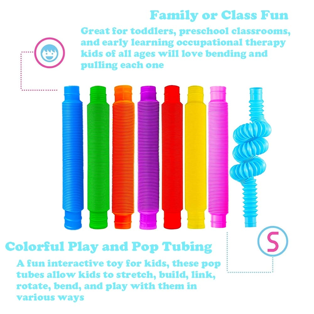 Pop Tubes - 32 pieces