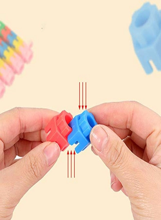 Hexagon Shape Building Blocks - 90 pcs